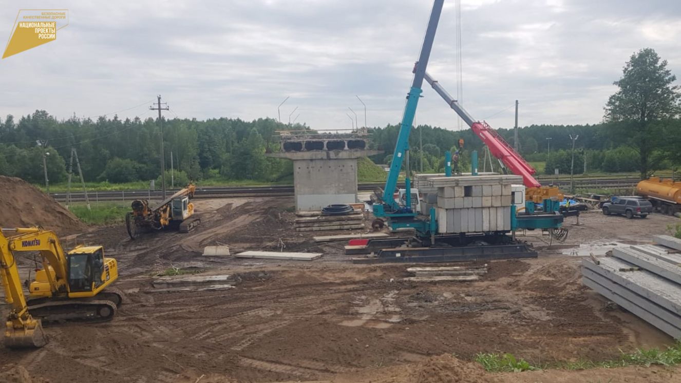 В Унече продолжается капремонт путепровода