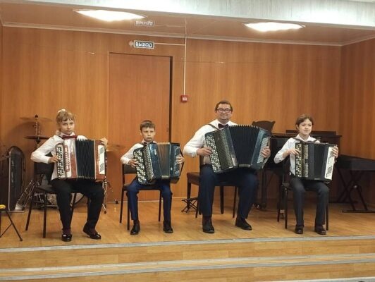 Квартет юных севских баянистов стал лауреатом третьей степени