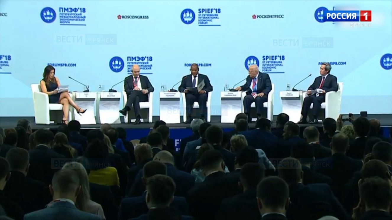 Делегация Брянской области принимает участие в работе Петербургского международного экономического форума