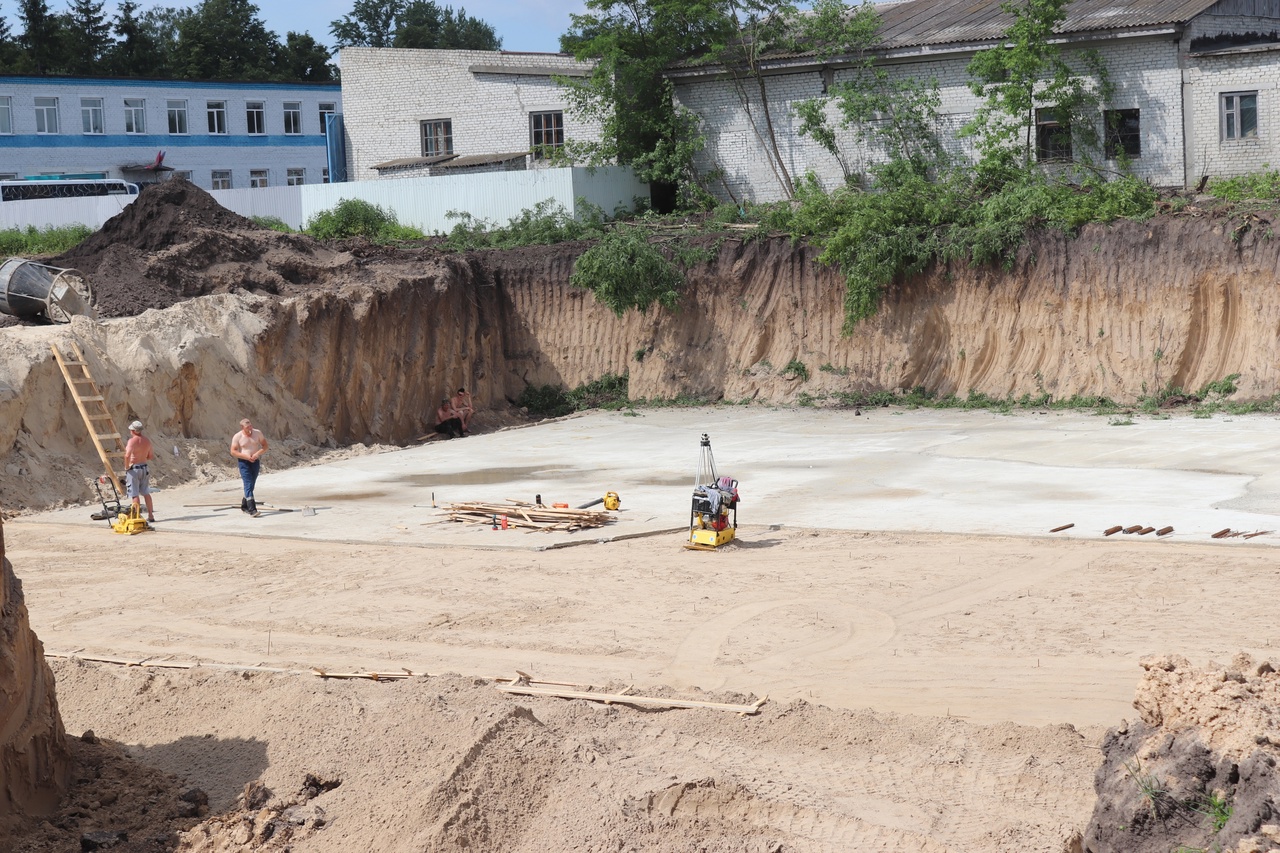 В Севске стартовало строительство спортивно–оздоровительного комплекса
