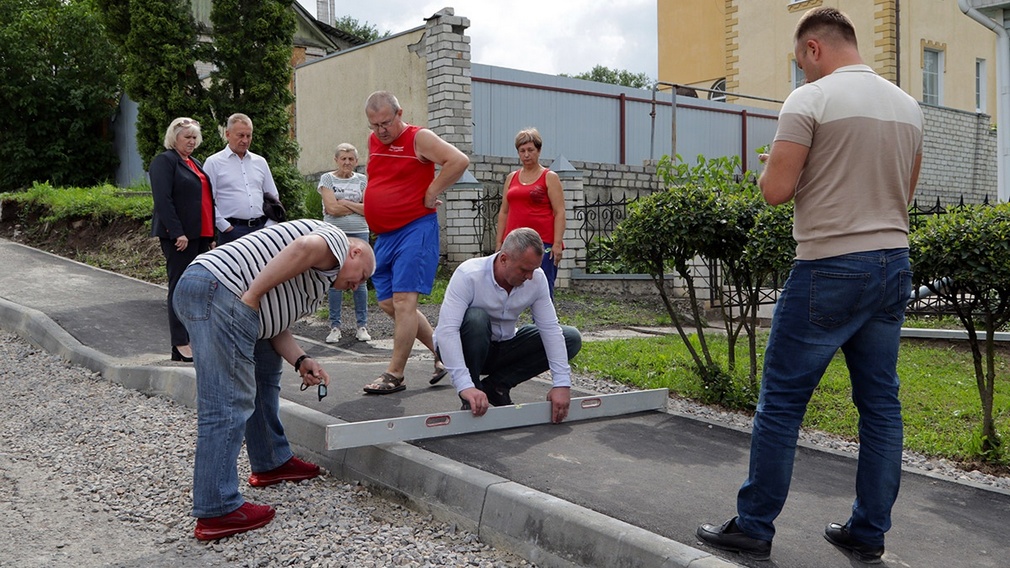 В Брянске по нацпроекту продолжается ремонт 1-го Городищенского переулка