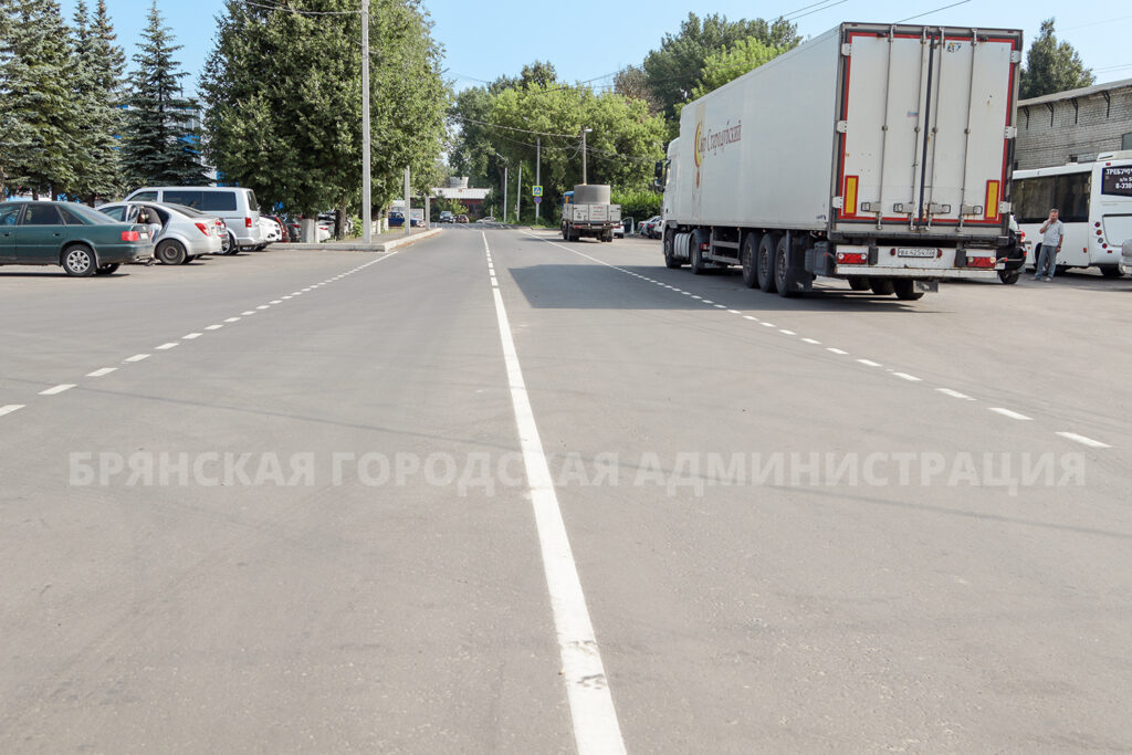 В Брянске отремонтирована улица Проектируемая