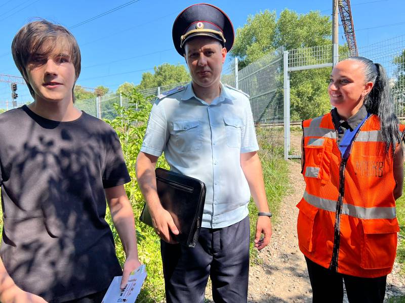 На железнодорожной станции Брянск-1 прошло мероприятие, направленное на предупреждение травматизма