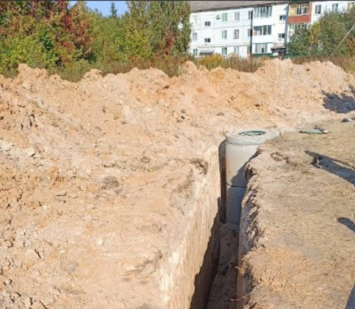 В брянской Суземке заменили очень важные трубы