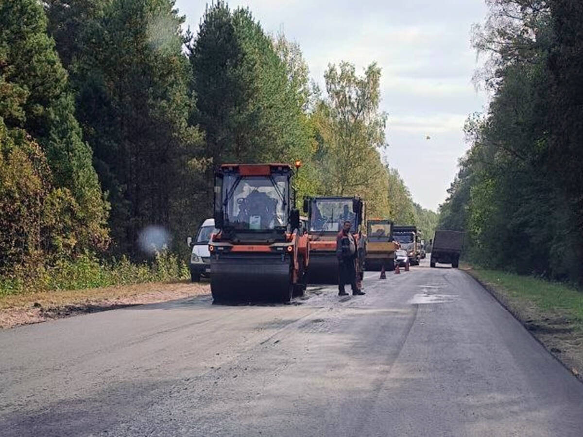 В Суземском районе обновляют дорогу «Суземка – Трубчевск»