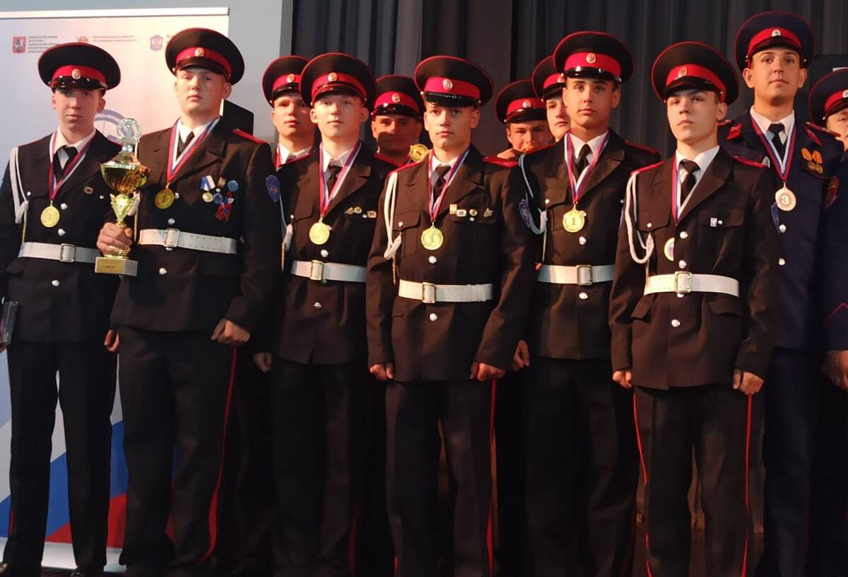 Стародубские кадеты стали победителями этапа Всероссийской спартакиады допризывной казачьей молодёжи