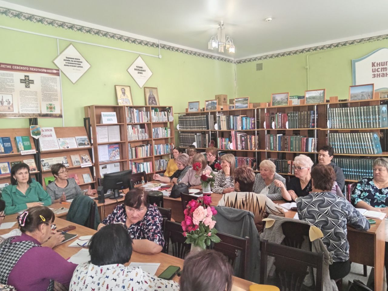 Севские библиотекари обменялись опытом работы с коллегами