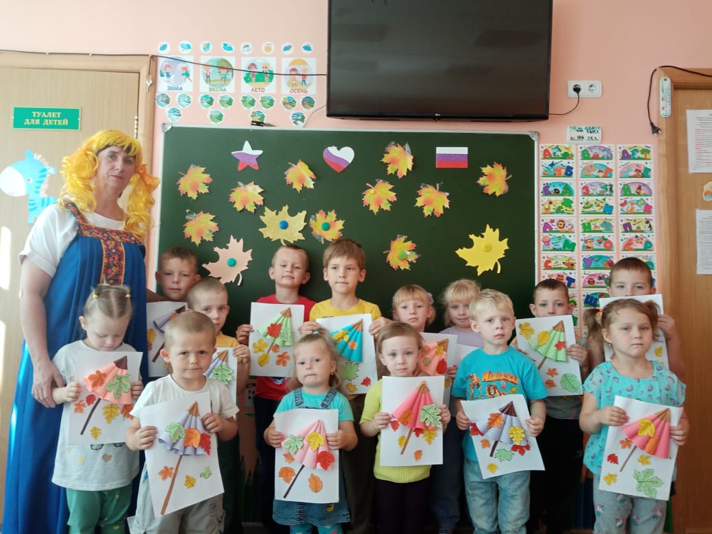 К малышам дошкольной группы Ново-Ямской ООШ пришла Веснушка