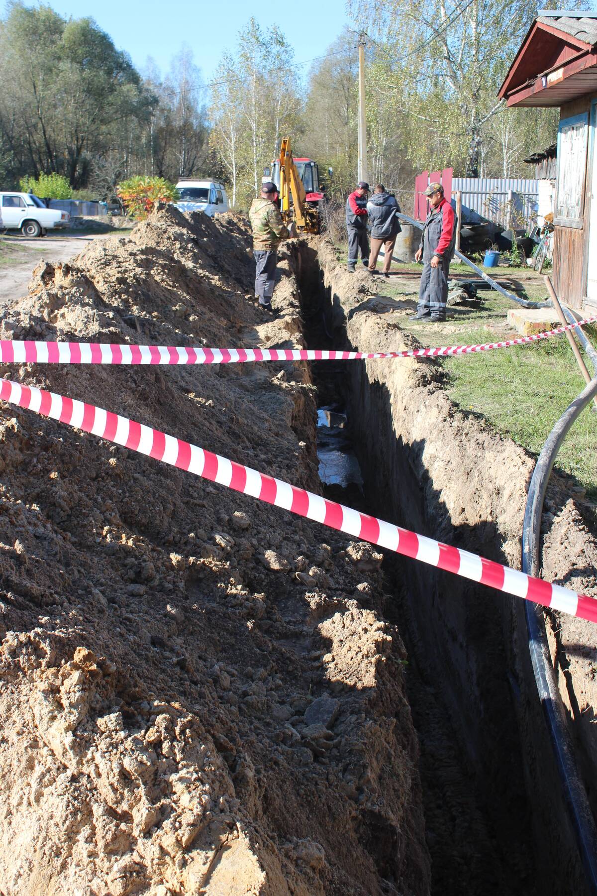 В Суземке на четырех улицах построены новые водопроводы