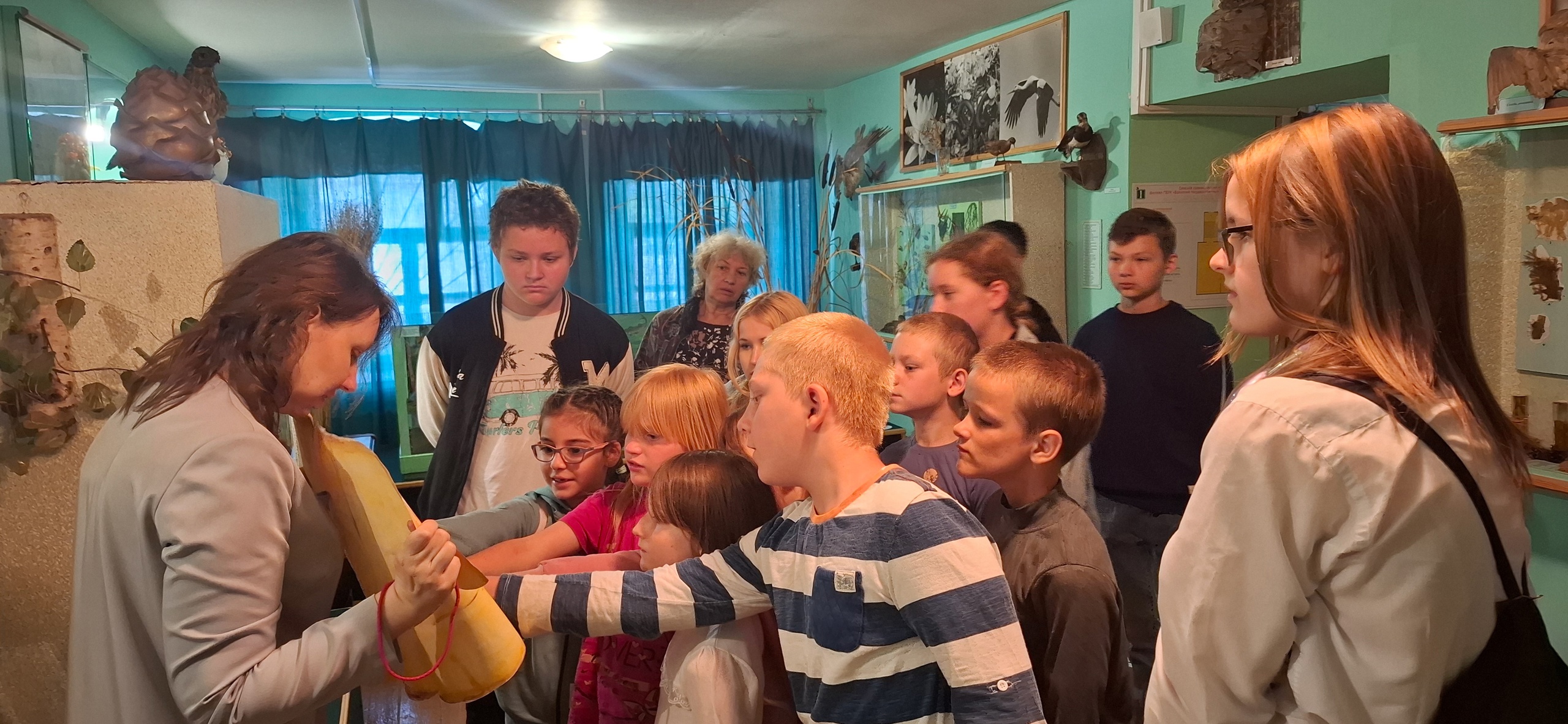 Ребята из летних лагерей сельских школ Севского района посетили краеведческий музей