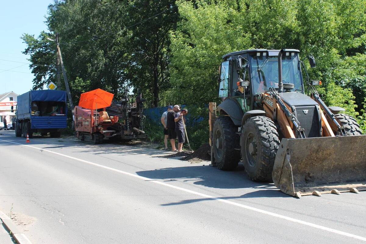 В Стародубе применяют буровую установку