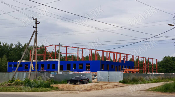 В Новозыбкове активными темпами идет строительство спортивного объекта