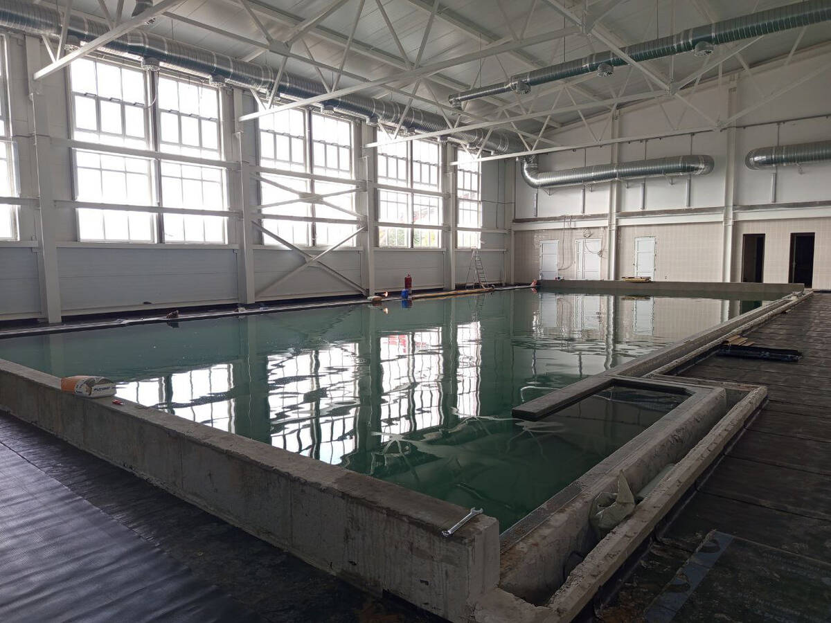 В СОКе с бассейном в Клетне прошли гидравлические испытания