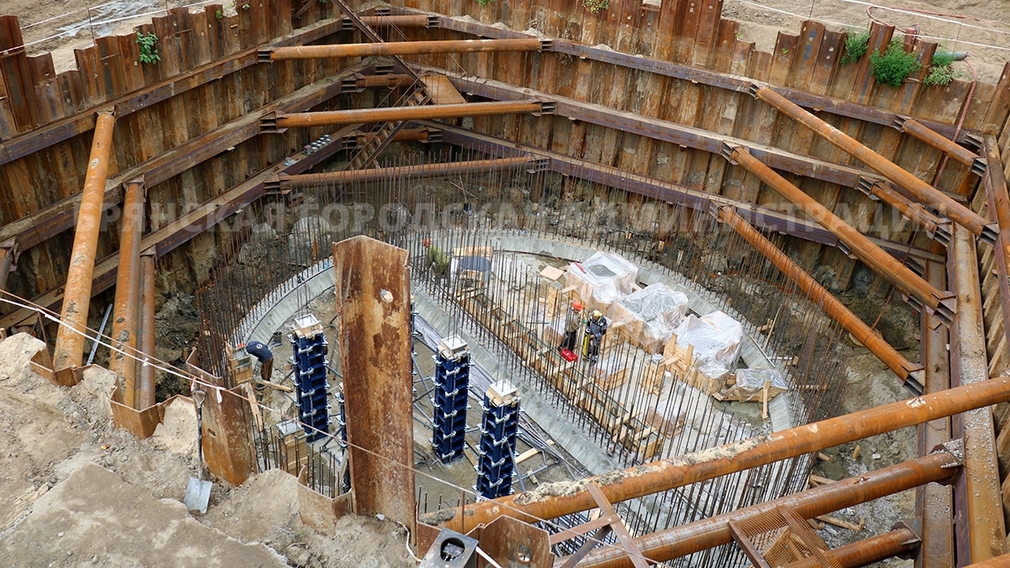 В Брянске продолжается возведение новой канализационно-насосной станции