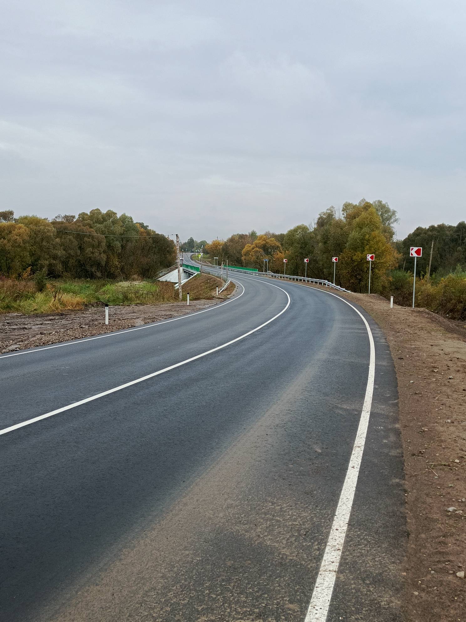 В Севском районе завершился капитальный ремонт моста через реку Уль