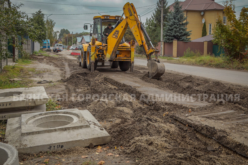 На улице Куйбышева делают ливневую канализацию