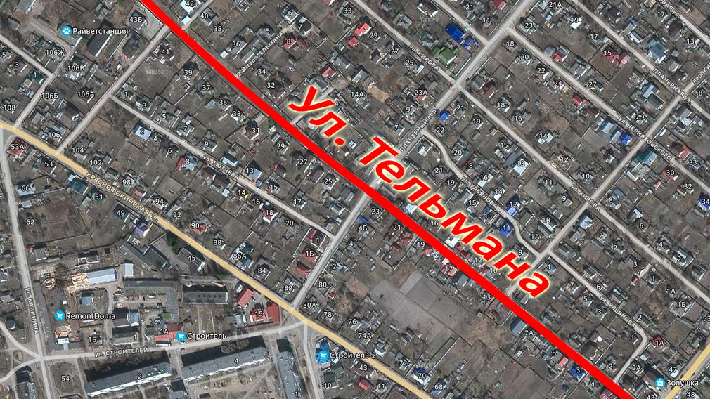 В Жуковке запланирован капитальный ремонт улицы Тельмана