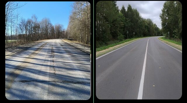 В Стародубском муниципальном округе отремонтирован участок автодороги Стародуб-Новые Ивайтёнки