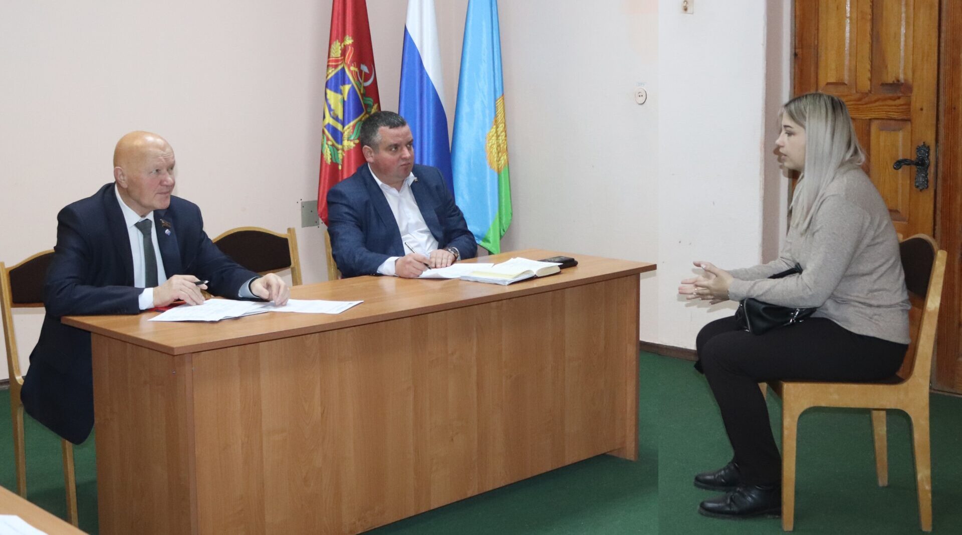 В Севске прошел прием граждан депутатом Брянской областной Думы В.М. Прониным