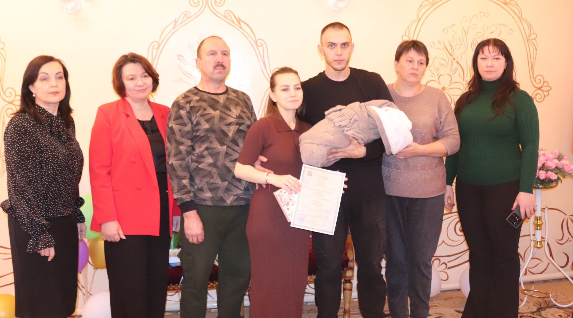 В Севском районе в семье участника СВО родился первенец