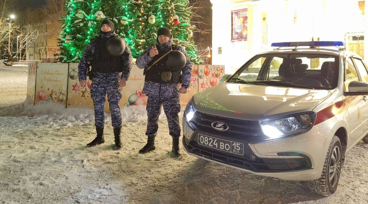 Брянские росгвардейцы обеспечили спокойную встречу Нового года