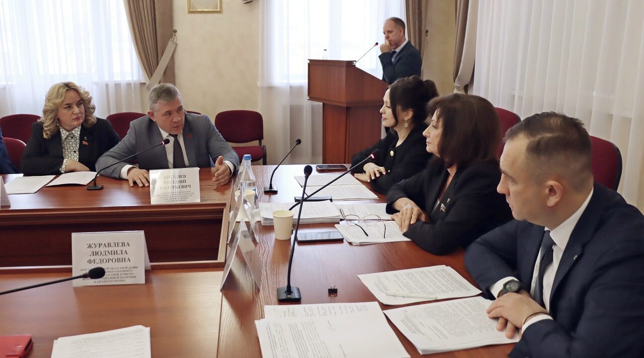 На комитете Брянской областной Думы рассмотрели социально значимые темы 