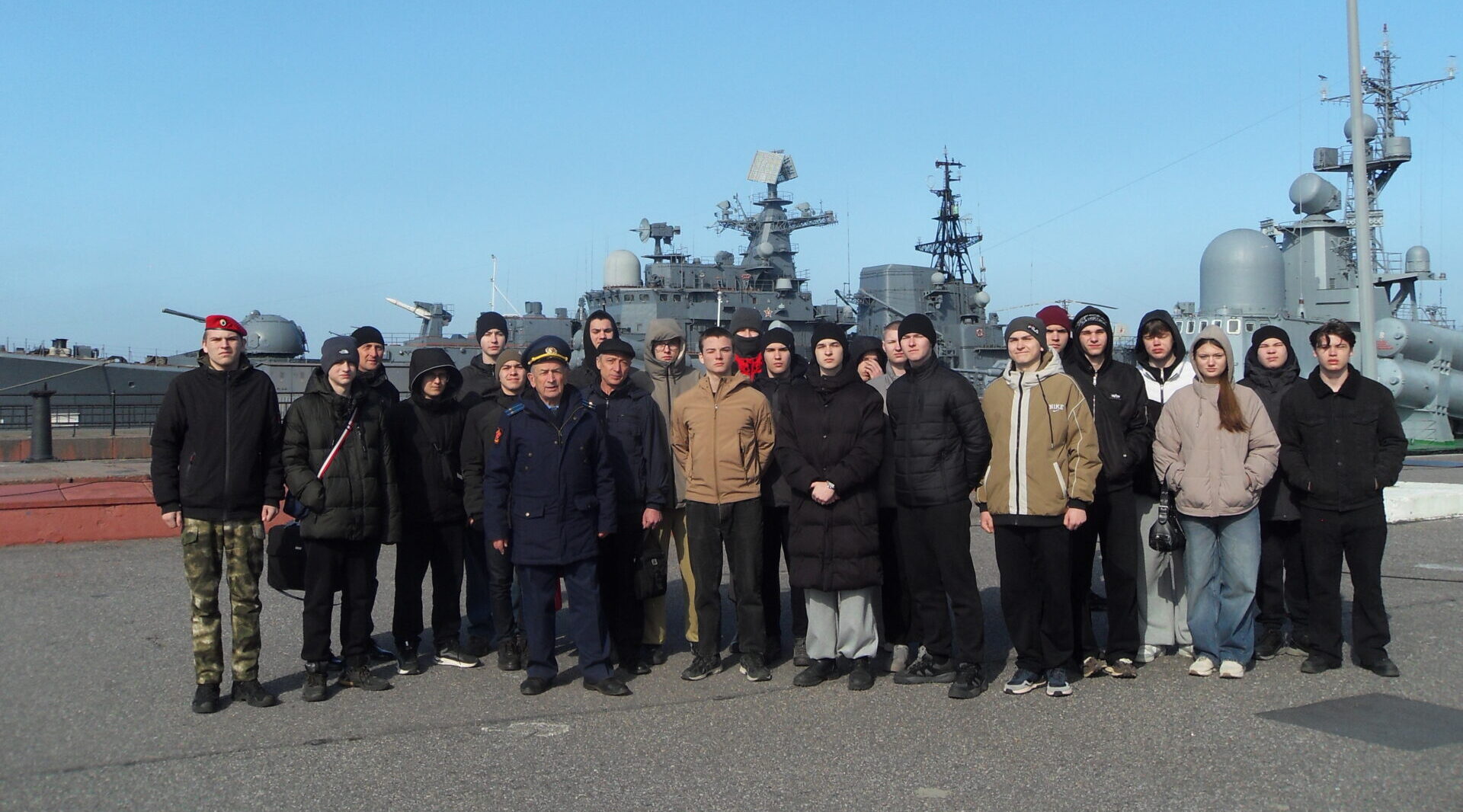 Курсанты брянского клуба «Резерв» побывали в легендарной военно-морской академии