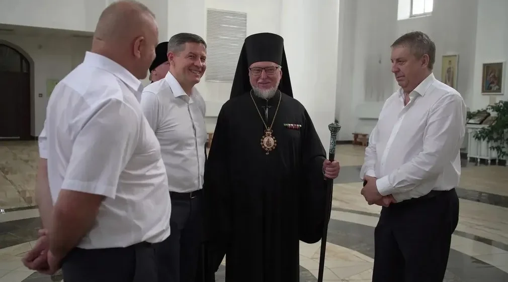 Егор Ковальчук побывал в Кафедральном соборе Богоявления Господня