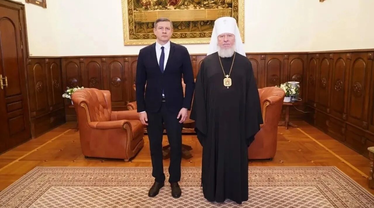 Егор Ковальчук провел рабочую встречу с Митрополитом Брянским и Севским Александром