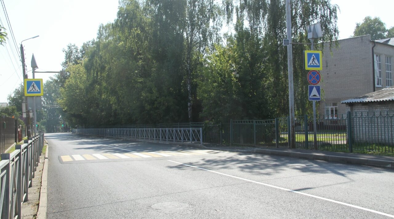 В Брянске капитально отремонтировали улицу Спартаковскую