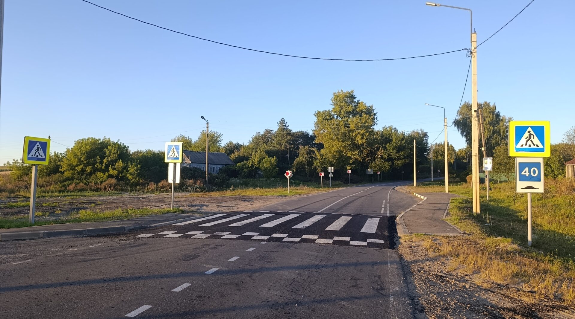 В селах Новоямское и Шведчики появились «лежачие полицейские»