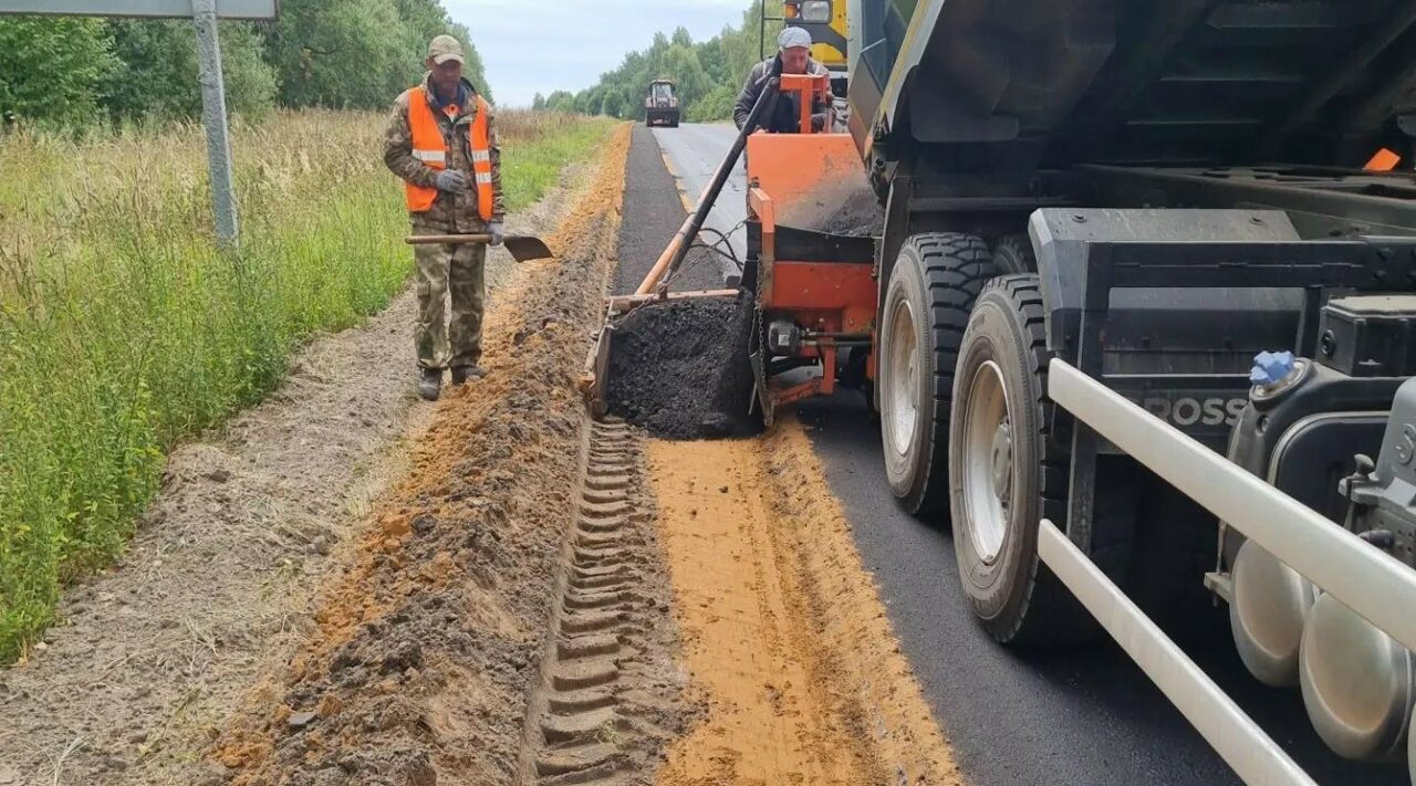 В Жуковском округе капитально ремонтируют участок автодороги «Брянск – Смоленск» – Жуковка