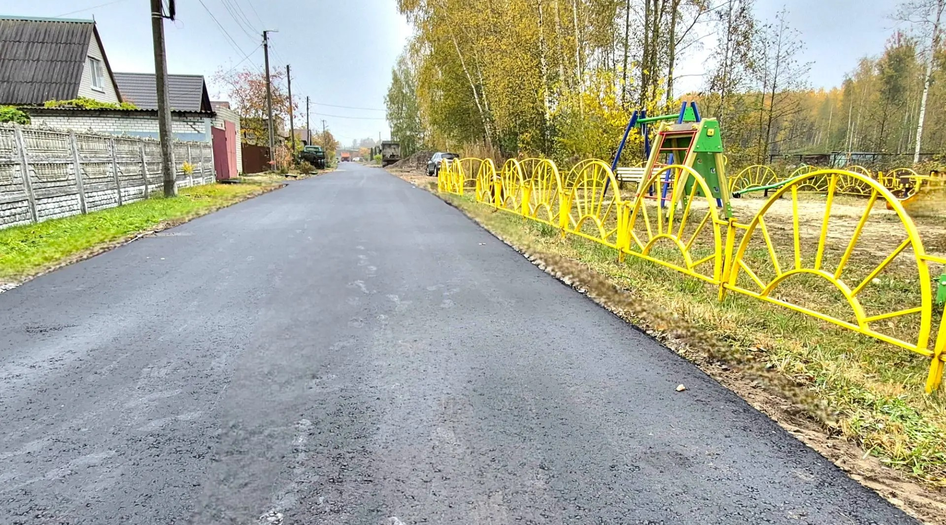В Сельцо проводятся дорожные работы