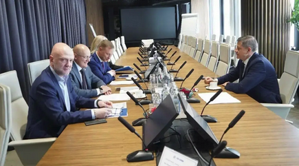 Состоялась рабочая встреча с представителями Газпромбанка